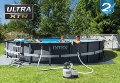 Intex Ultra Frame XTR Pool - 610 X 122 Cm - Met Zandfilterpomp En Accessoires -Kokido Verkoopwinkel 26334gn sfeerafbeelding met accessoires
