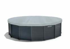 Intex Graphite Panel Pool - 478 X 124 Cm - Met Zandfilterpomp En Accessoires -Kokido Verkoopwinkel 26384gn afdekzeil 1
