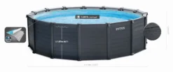 Intex Graphite Panel Pool - 478 X 124 Cm - Met Zandfilterpomp En Accessoires -Kokido Verkoopwinkel 26384gn zwembadformaat 1