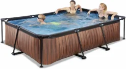 EXIT TOYS EXIT Wood Zwembad - 300 X 200 X 65 Cm - Met Filterpomp -Kokido Verkoopwinkel 662 1200 exit 30 00 32 10 int 4
