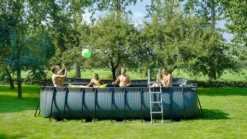 EXIT TOYS EXIT Wood Zwembad - 540 X 250 X 122 Cm - Met Zandfilterpomp En Trap -Kokido Verkoopwinkel 675 1200 exit 30 27 53 10 int 8