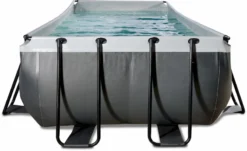 EXIT TOYS EXIT Black Leather Zwembad - 540 X 250 X 122 Cm - Met Zandfilterpomp En Trap -Kokido Verkoopwinkel 735 1200 exit 30 27 53 20 int 3
