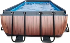 EXIT TOYS EXIT Wood Zwembad - 540 X 250 X 100 Cm - Met Zandfilterpomp En Trap -Kokido Verkoopwinkel 740 1200 exit 30 17 53 10 int 3