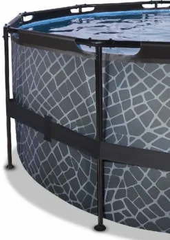 EXIT TOYS EXIT Stone Zwembad - 488 X 122 Cm - Met Zandfilterpomp En Trap -Kokido Verkoopwinkel 900 638 exit 30 27 16 00 int 3