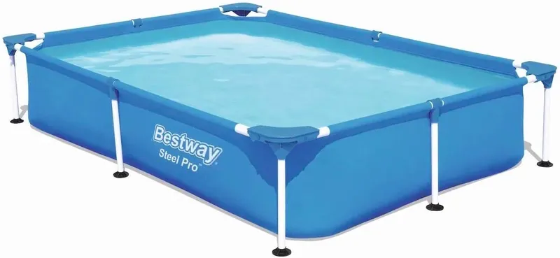 Bestway Steel Pro Zwembad - 221 X 150 X 43 Cm 1 Bestway Steel Pro Zwembad - 221 X 150 X 43 Cm