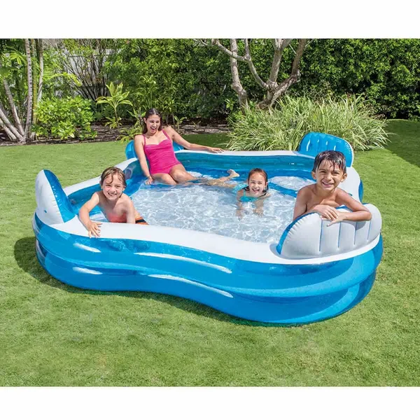 Intex Family Lounge Pool Kinderzwembad 229 X 229 X 66 Cm 2 Intex Family Lounge Pool Kinderzwembad 229 X 229 X 66 Cm - Afbeelding 2