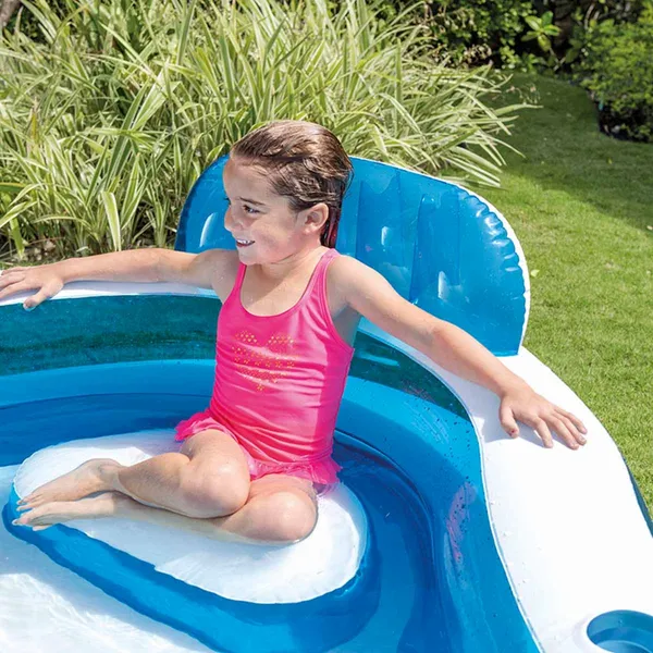 Intex Family Lounge Pool Kinderzwembad 229 X 229 X 66 Cm 4 Intex Family Lounge Pool Kinderzwembad 229 X 229 X 66 Cm - Afbeelding 4