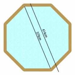 Tropic Octo 414 Houten Zwembad (hoogte 1,20) -Kokido Verkoopwinkel houtenzwembad2