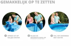 Intex Easy Set Pool - 244 X 61 Cm -Kokido Verkoopwinkel intexeasyset instructies 1