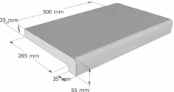 Scandi Roc Athen Randtegel - Antracit Black -Kokido Verkoopwinkel scandi roc athen randtegel afmetingen