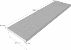 Scandi Roc Modena Randtegel - Mountain Grey 5 Scandi Roc Modena Randtegel - Mountain Grey -Kokido Verkoopwinkel scandi roc modena randtegel afmetingen 3