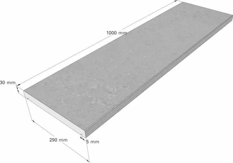Scandi Roc Modena Randtegel - Mountain Grey 3 Scandi Roc Modena Randtegel - Mountain Grey - Afbeelding 3