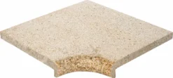 Scandi Roc Napoli Randtegel - Soft Sand -Kokido Verkoopwinkel scandi roc napoli randtegel soft sand hoek radius