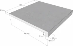 Scandi Roc Sydney Randtegel - Mountain Grey 5 Scandi Roc Sydney Randtegel - Mountain Grey -Kokido Verkoopwinkel scandi roc sydney randtegel afmetingen 3